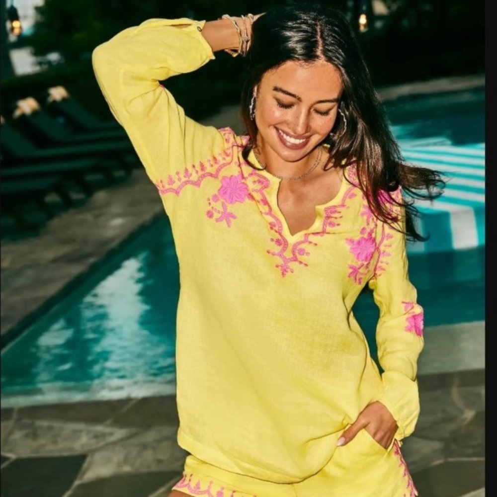 Lilly Pulitzer Linen Top